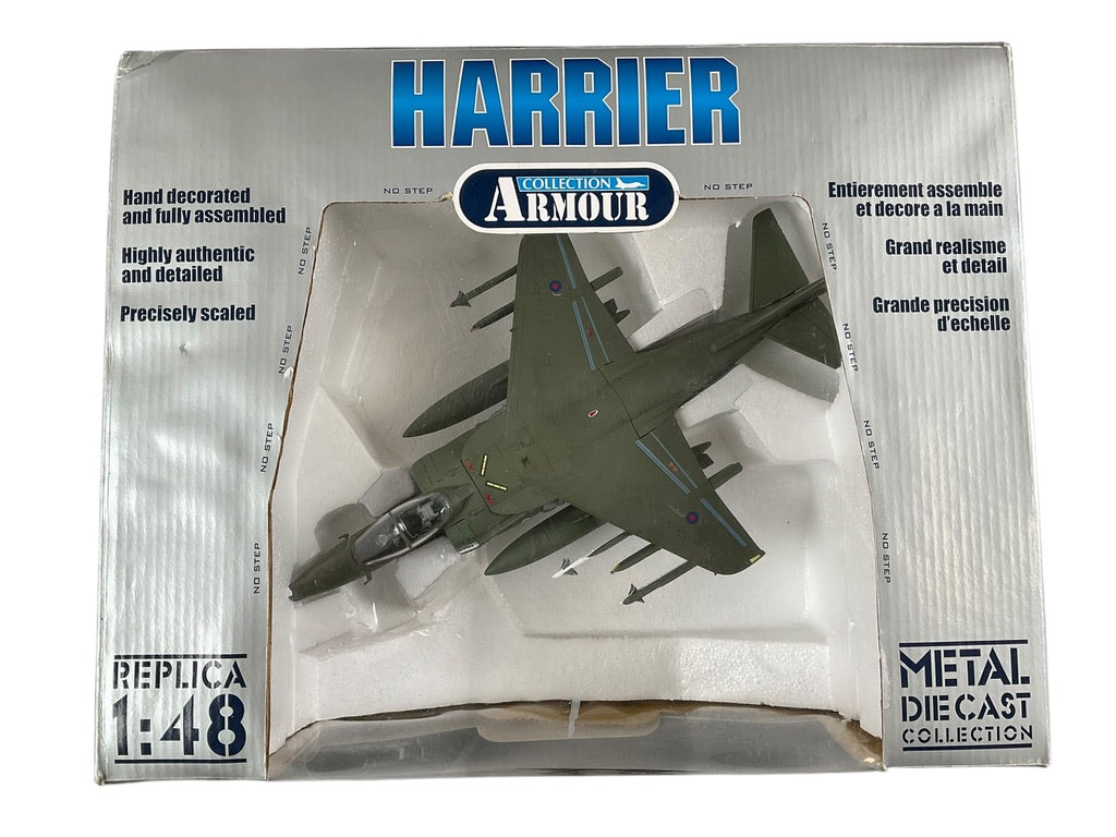 1/48 Armour/Franklin Mint (98053) BaE (British Aerospace) Harrier GR Mk.7 (ZG852) 20th SQN. (Reserve), " Deeds Not Words" R.A.F. (limited Edition)
