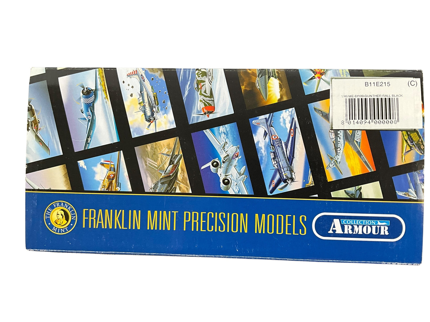 1/48 Franklin Mint/Armour (B11E215) Messerschmitt Bf109G flown by Gunther Rall "Black 13" III/JG 52, WWII Reichs Luftwaffe (Limited Edition)