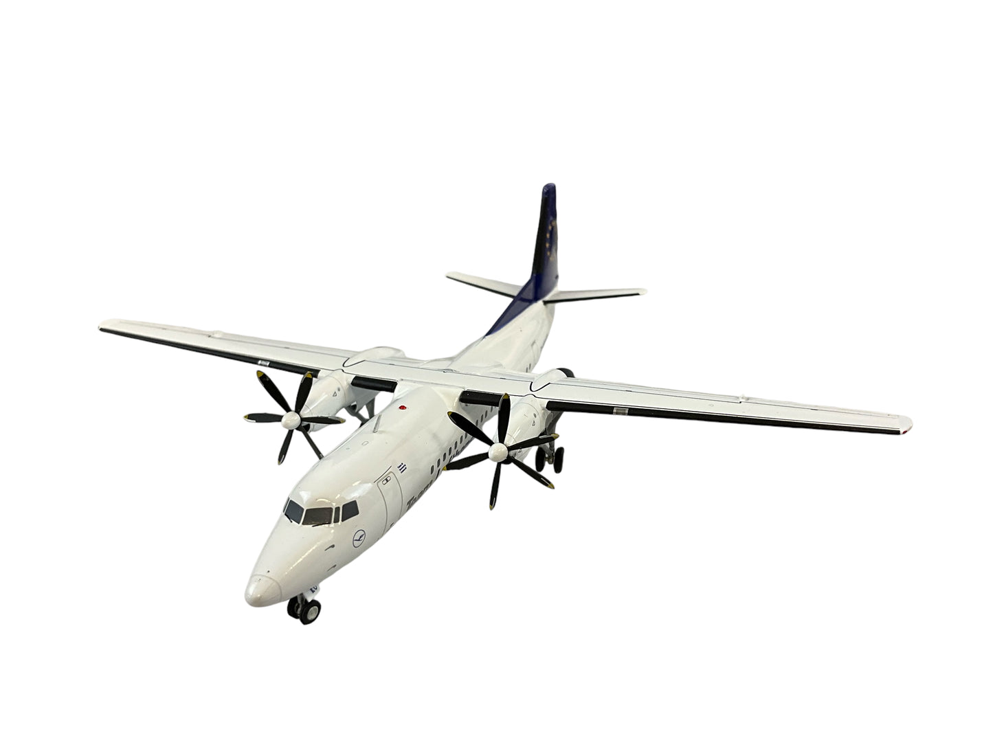 1/200 JC200 (SA2022) Fokker50 (D-AFKU) Operated by Contact Air - Team Lufthansa (Limited Edition)