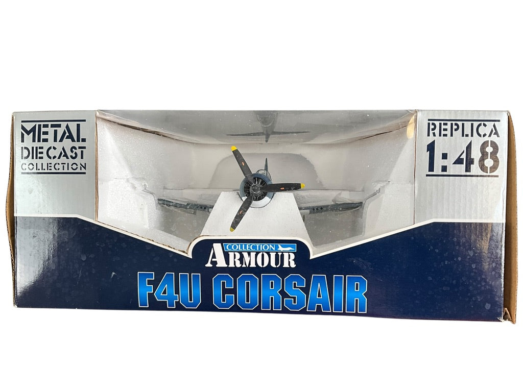 1/48 Armour/Franklin Mint (98059) Chance Vought F4U Corsair (108) flown by WWII Ace G.L.Holowell (8 Kills) VMF11 "DEVIL DOGS" U.S.M.C. (Limited Edition)