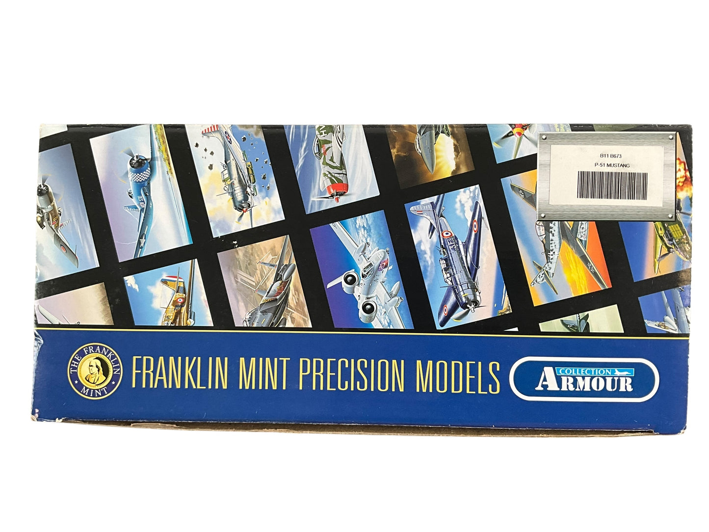 1/48 Franklin Mint/Armour (B11B673) North American F6D (P51D) Mustang (414779 / R7+V) "Special Version" GR 2/23 Savoie, Armee De L'Air, Freiburg, France 1945 (Limited Edition) 2004 Release