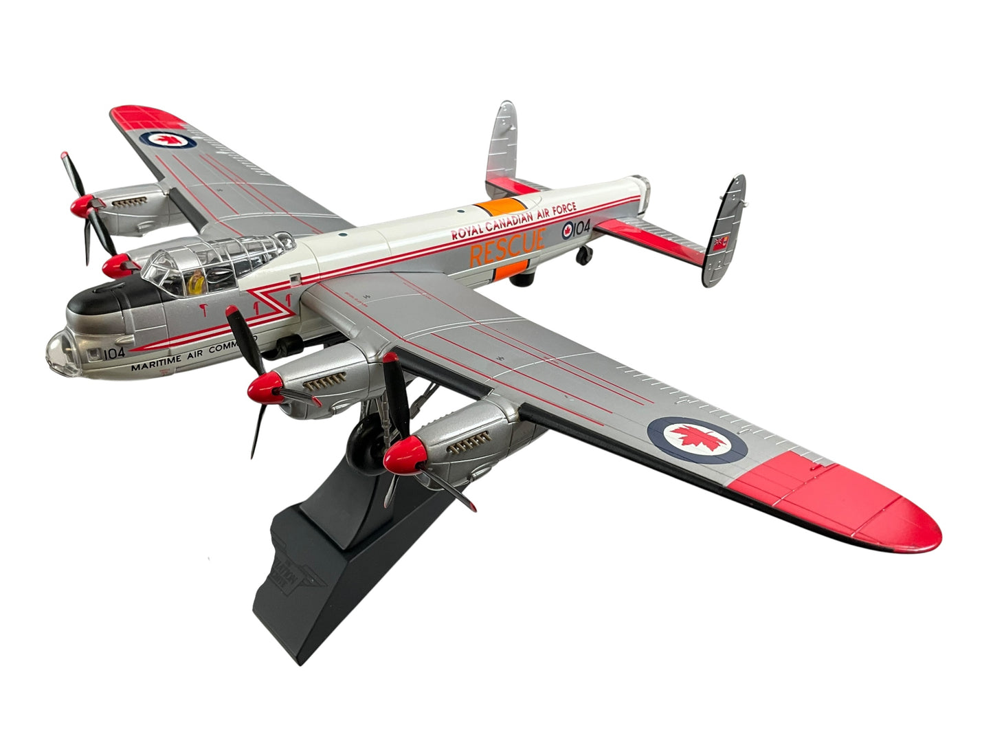 1/72 Corgi (AA32606) Victory Aircraft (Avro) Lancaster MK.10MP (FM104) 107 Rescue Unit, Maritime Air Command, Royal Canadian Air Force, Torbay, Newfoundland 1963 (Limited Edition #403 of ONLY 2000)