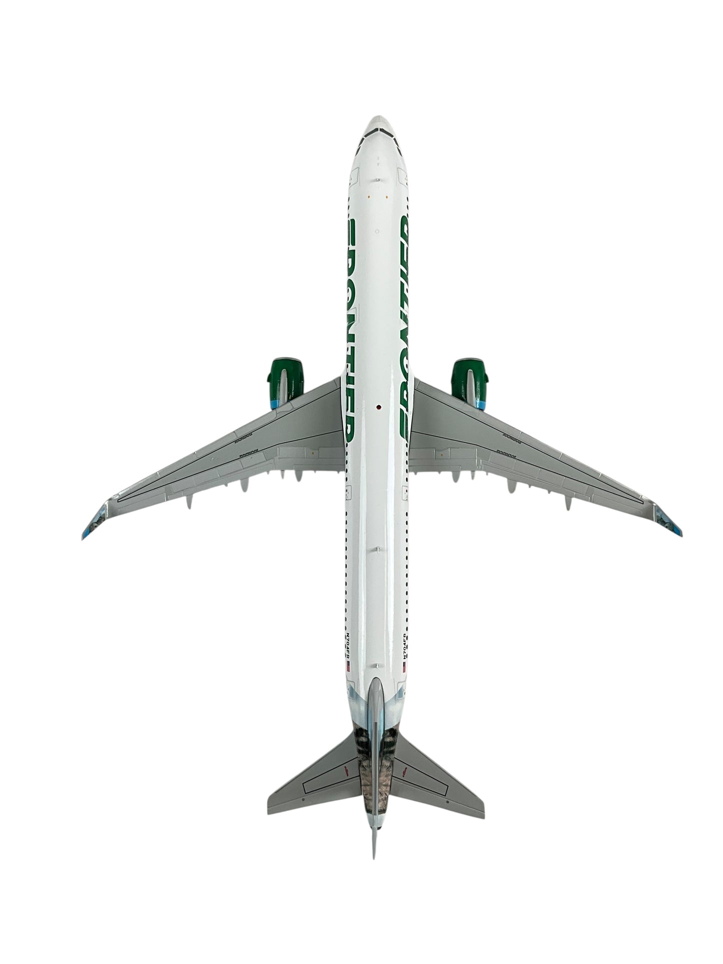 1/200 Gemini200 (G2FFT972) Airbus A321 (N704FR) CargoDawg Airplanes "Virginia the Wolf" Tail (Limited Edition) 2021 Release