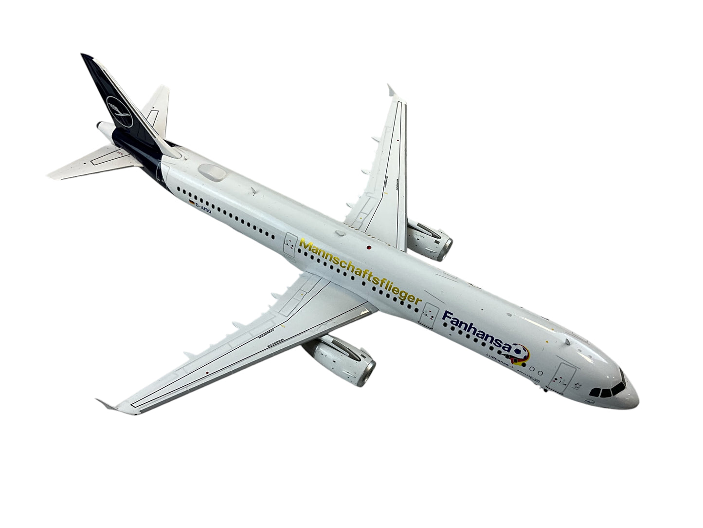 1/200 (Inflight200) J-Fox (JF-A321-024) Airbus A321-200 "Lindau" (D-AISQ) "Fanhansa Mannschaftsflieger" 7th Livery Lufthansa (Limited Edition)