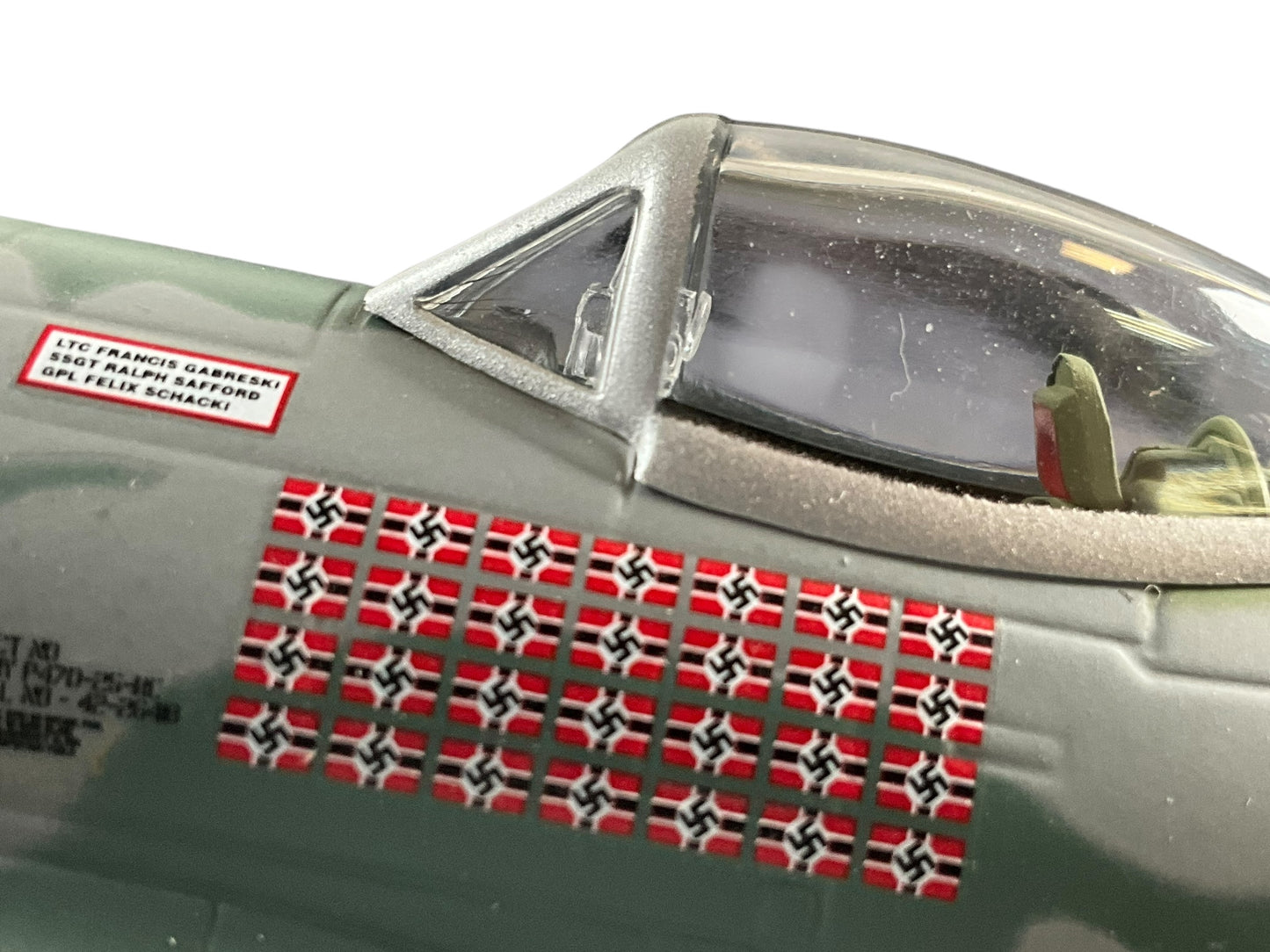 1/48 Armour/Franklin Mint (98146) Republic P47D Thunderbolt (HV+A - 226418) flown by Colonel Francis "Gabby" Gabreski WWII Fighter "ACE" 61FS, 56FG, U.S.A.A.F. (Limited Edition)