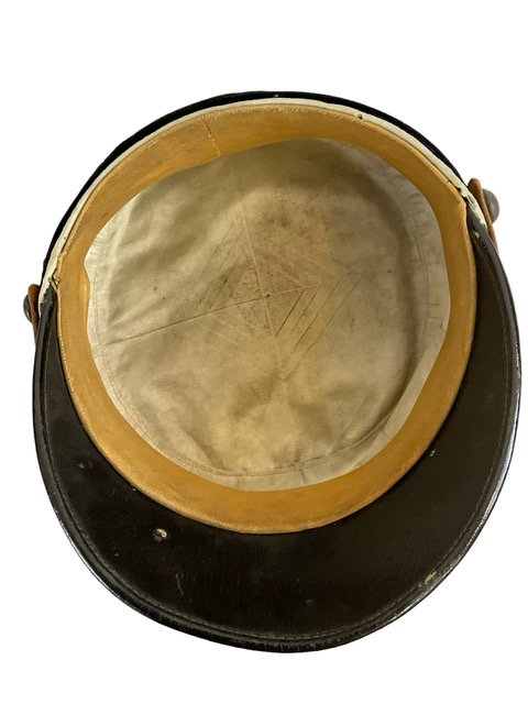 WW1 Italy Italian Army Aviation Officers Peak Cap Black