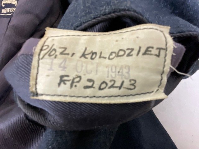 World War II Polish Air Force (R.A.F.) Service Dress Jacket Named: P/O Z.Kolodziej FP20213