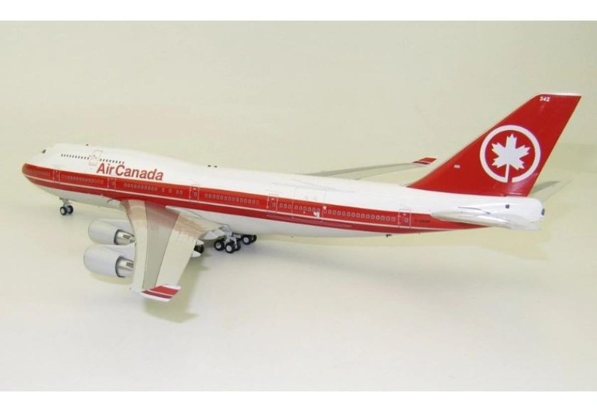 1/200 (INFLIGHT200) B-MODELS (B-744AC01) BOEING B747-400 (C-GAGM) AIR-CANADA 3rd Livery with Red & Burgundy Stripe (imited Edition)