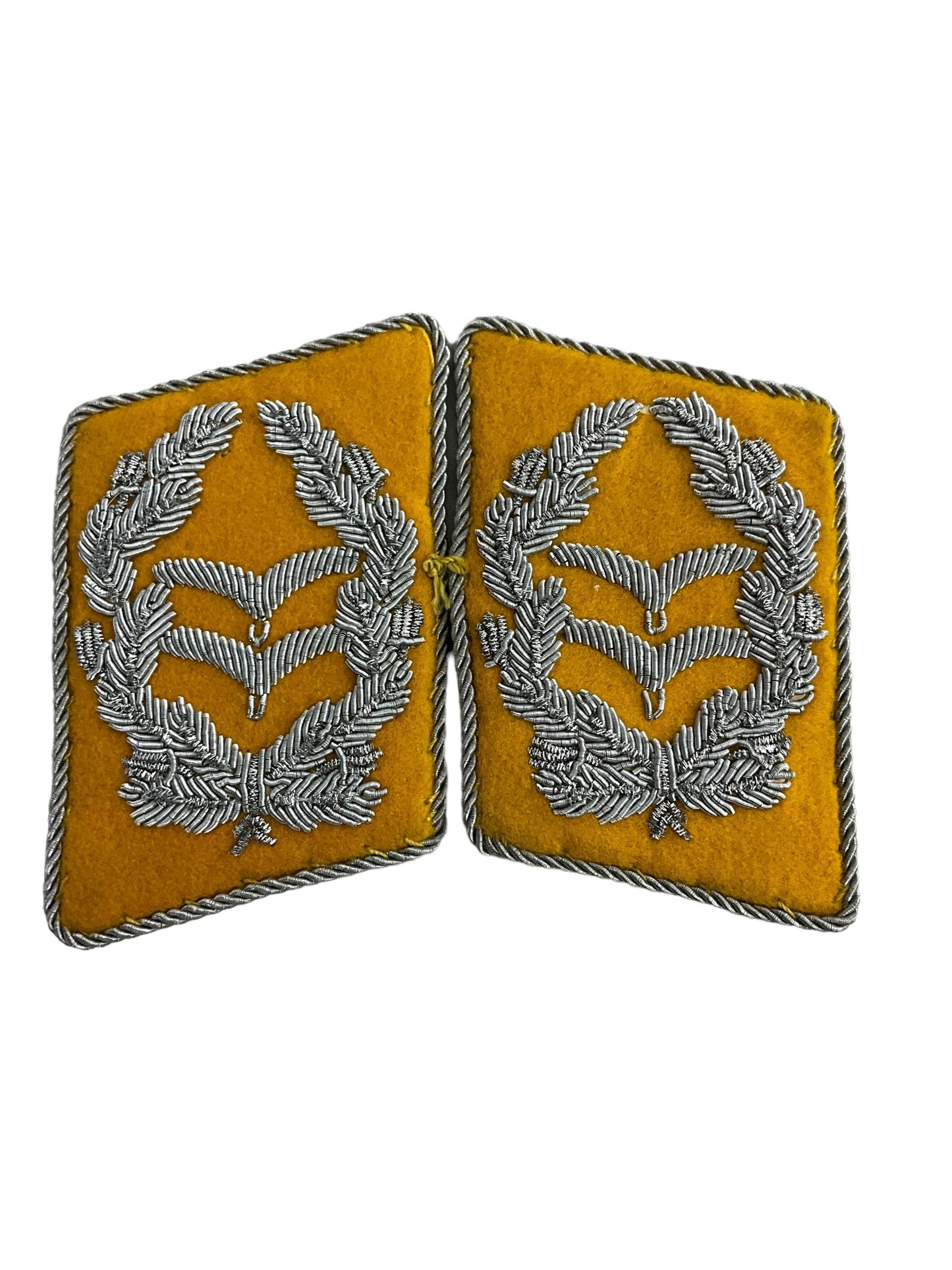 WW2 German Luftwaffe Officers Collars Insignia Pair