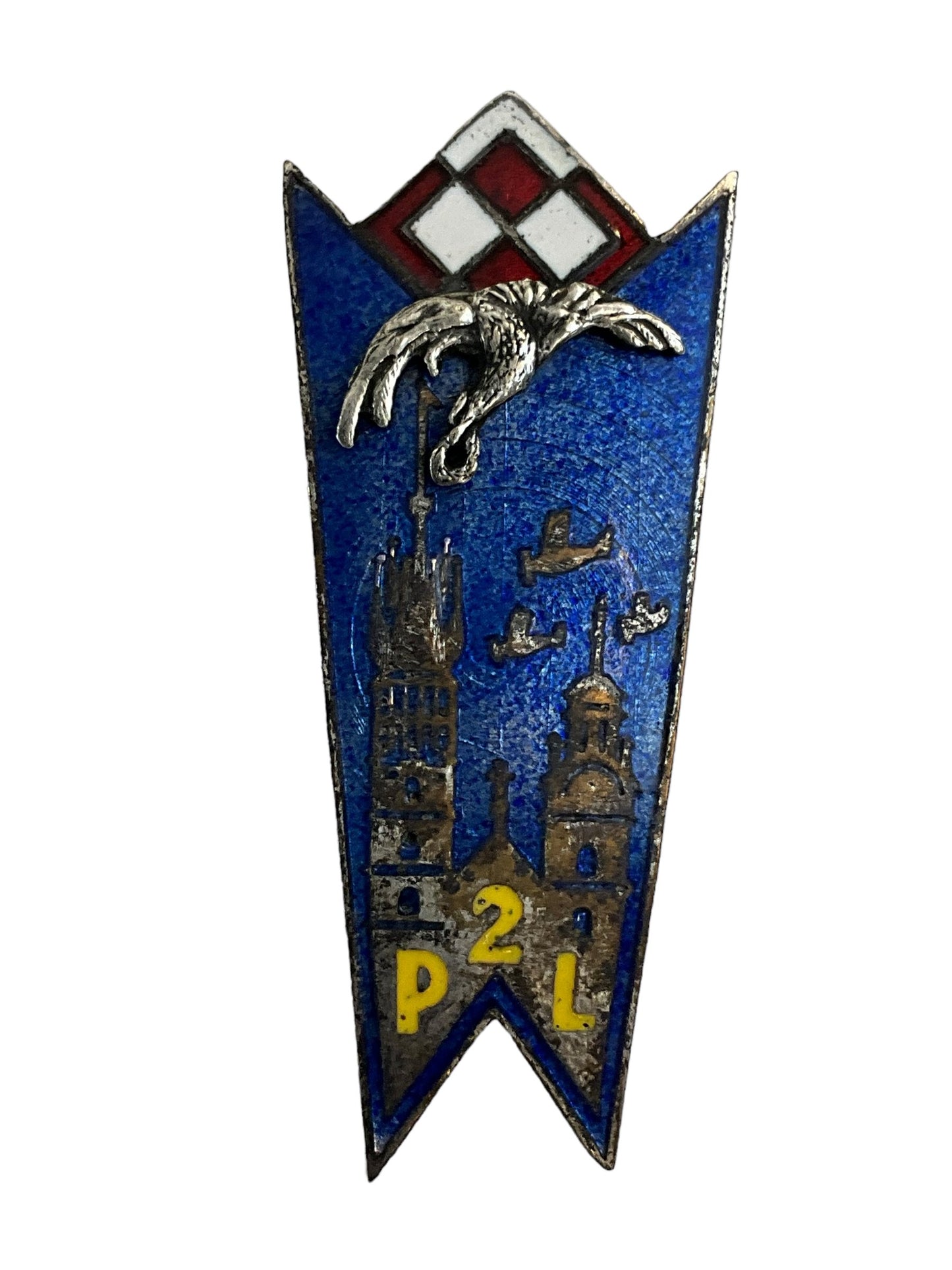 WW2 Poland Polish Krakow Air Force Regiment Pocket Badge