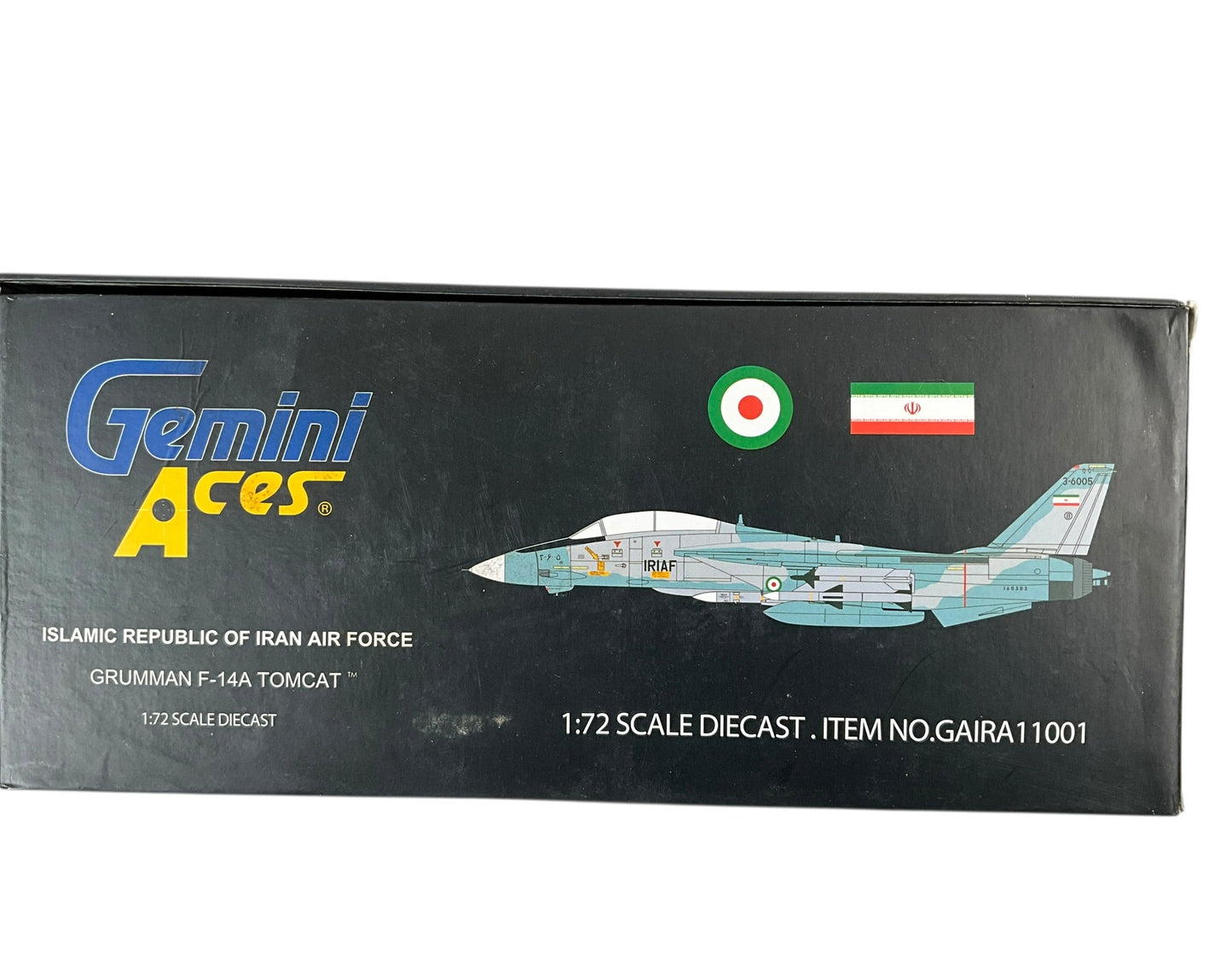 1/72 Gemini Aces (GA-IRA-110-01) Grumman F14A Tomcat (3-6005) Grey & Blue Camo Islamic Republic of Iran Air Force (Limited Edition #409 of Only 500) 2014 Release