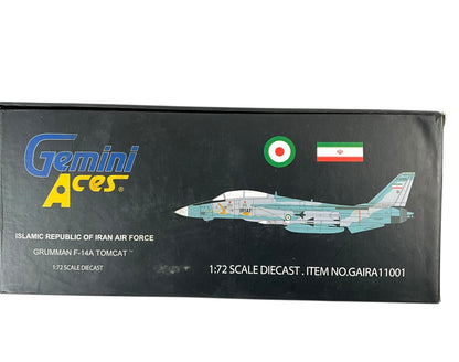 1/72 Gemini Aces (GA-IRA-110-01) Grumman F14A Tomcat (3-6005) Grey & Blue Camo Islamic Republic of Iran Air Force (Limited Edition #409 of Only 500) 2014 Release