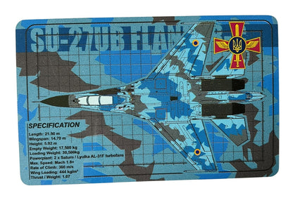 1/72 JC Wings (JCW-72-SU27-009) Sukhoi Su27UB Flanker-C (Blue 68) "Sky Blue Splinter Pattern Camo" 831 IRP, Ukraine Air Force (Limited Edition #270 of 600)