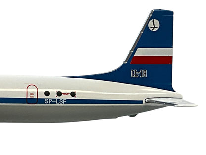 1/200 Herpa (HE572446) Iliuszyn IL18 (SP-LSF) !sr Communist Livery LOT Polish Airlines (Limited Edition)