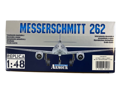 1/48 Armour/Franklin-Mint (98153) Messerschmitt ME262A Schwalbe Pilot: Rudolf Sinner III/JG7 WWII 3rd Reich Luftwaffe (Limited Edition)