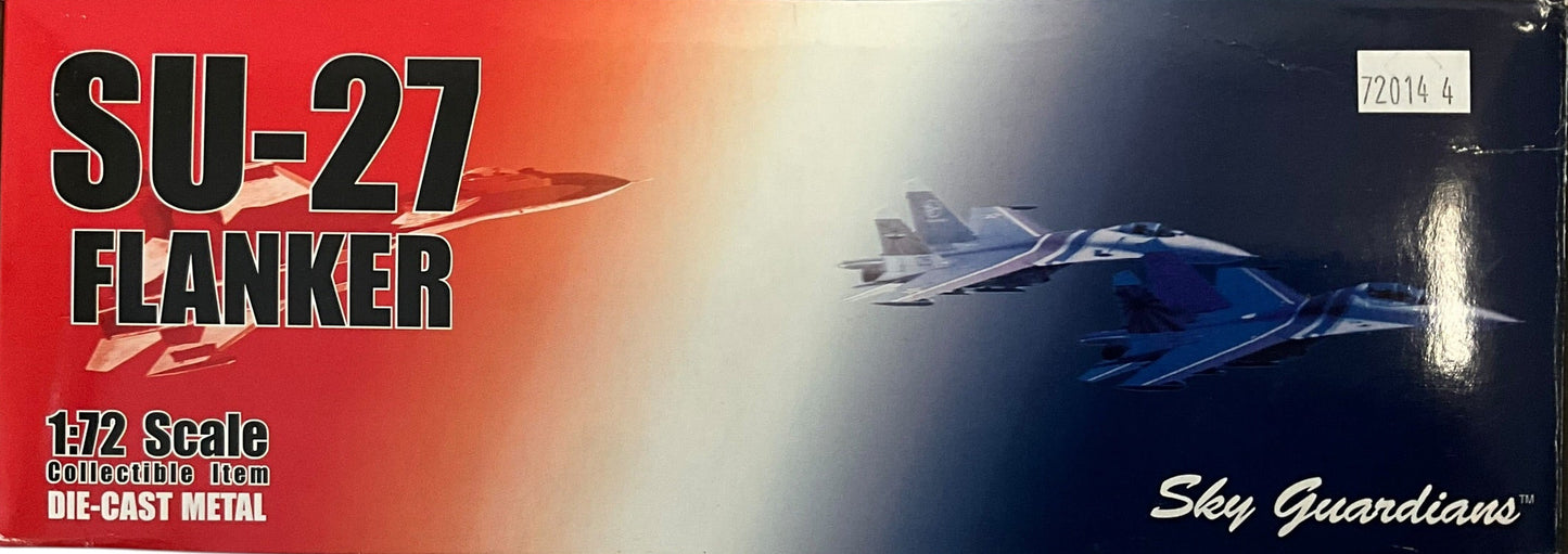 1/72 (Witty Wings) Sky Guardians (WWT-72-014-004) Sukhoi SU27 Flanker-B (Blue 319) 3-Tone Blue Camo, Soviet Air Force (Limited Edition)