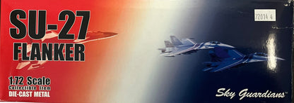 1/72 (Witty Wings) Sky Guardians (WWT-72-014-004) Sukhoi SU27 Flanker-B (Blue 319) 3-Tone Blue Camo, Soviet Air Force (Limited Edition)