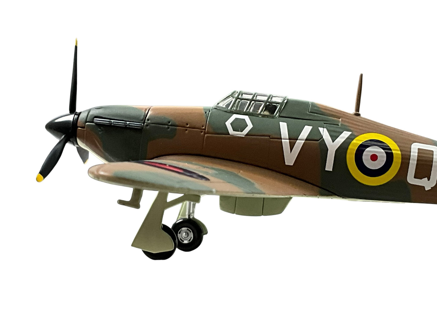 1/72 Corgi (49101) Hawker Hurricane Mk.1 (P3854 / VY-Q) flown by Sqdn.Ldr. Peter Townsend 65 Sqdn. R.A.F. (Limited Edition) 2000 Release