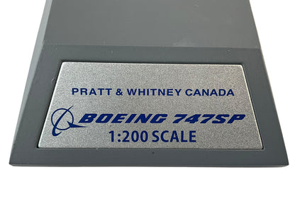1/200 Inflight200 (IF74SPPW1120) Boeing B747SP (C-GTFF) "Engine Test Flight Aircraft" Pratt & Whitney Canada (Limited Edition)