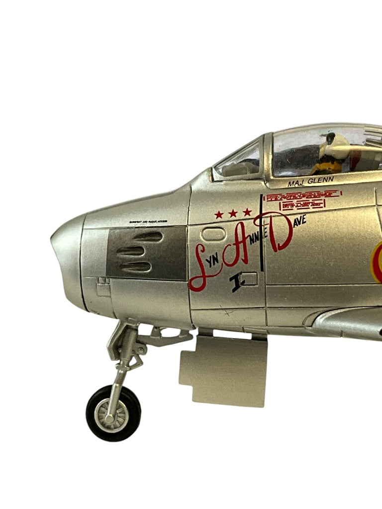 1/72 HobbyMaster (HA4312) North American F86F Sabre (52-4584) "Mig Mad Marine" of Major John Glenn (3rd Mercury Astronaut) 25th FS Suwon AB Korea 1953 U.S.A.F. (Limited Edition of Only 600)
