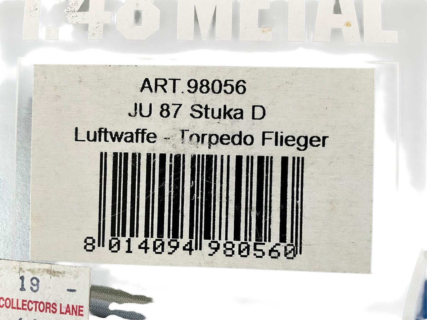 1/48 Armour/Franklin Mint (ART.98056//B11B261) Junkers JU87D Stuka (61+A83) Sea Grey Camo "Torpedo Flieger" WWII Deutsch's Reich Luftwaffe (Limited Edition)