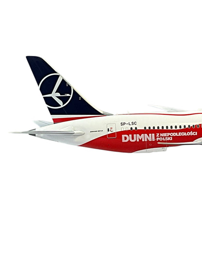 1/200 INFLIGHT200 BOEING B787-9 LOT POLISH AIRLINES PROUD of POLAND'S INDEPENDENCE