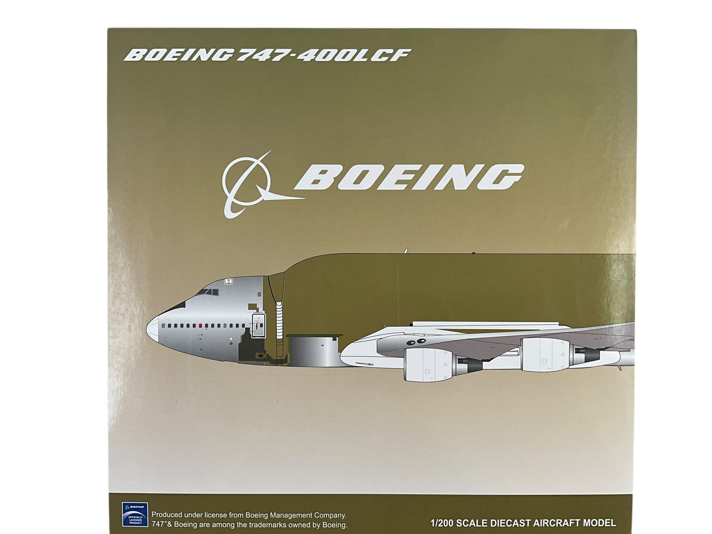 1/200 J C Wings (LH2166A) Boeing B747-400LCF Dreamlifter (N747BC) Flaps Down "Green Zinc Chromate Primer Livery" The Boeing Company (Limited Edition)