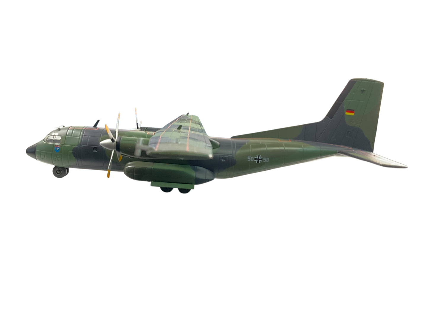 1/87 Schuco (45-265-9100) Transall C160D (50+58) LTG-63 Deutsche Bundes Luftwaffe (Llimited Edition)