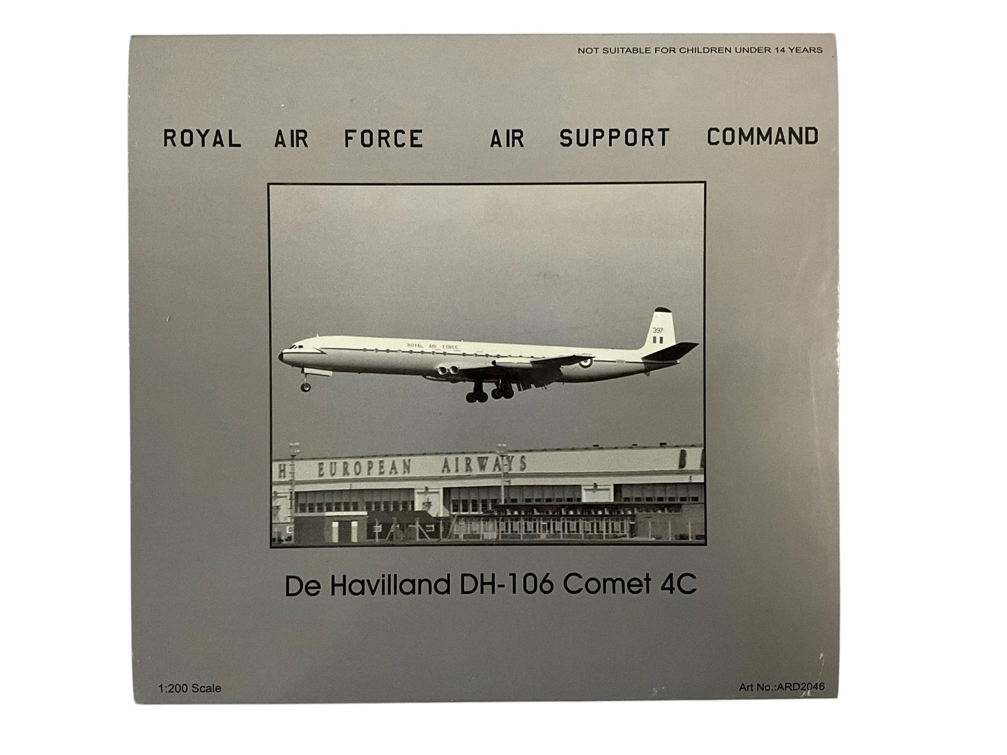 1/200 (Inflight200) Aviation Retail Direct (ARD2046) De Havilland DH106 Comet 4C (XR397) No.216 Sqdn, Air Support Command, R.A.F. (Limited Edition) 2017 Release