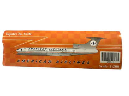 1/200 JC Wings (XX2736) Tupolev TU154M (N154AA) "A Fantasy Russian Airliner In American Flagship Livery" American Airlines (Limited Edition) 2018 Release