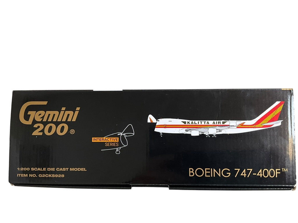 1/200 Gemini200 (G2CKS928) Boeing B747-400F (N782CK) "Interactive Series" Kalitta Air (Limited Edition) 2021 Release