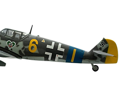 1/72 Witty Wings (WTW72-003-007) Messerschmitt Bf109G-6 (Yellow 6) flown by Obfw. Heinrich Bartels, II/J27, JG54, WWII, Drittes Reich, Luftwaffe (Limited Edition)