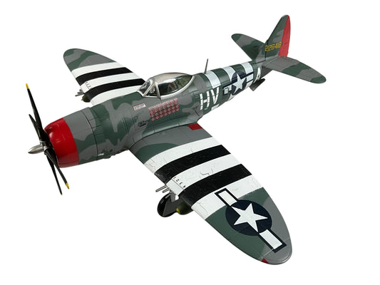 1/48 Armour/Franklin Mint (98146) Republic P47D Thunderbolt (HV+A - 226418) flown by Colonel Francis "Gabby" Gabreski WWII Fighter "ACE" 61FS, 56FG, U.S.A.A.F. (Limited Edition)
