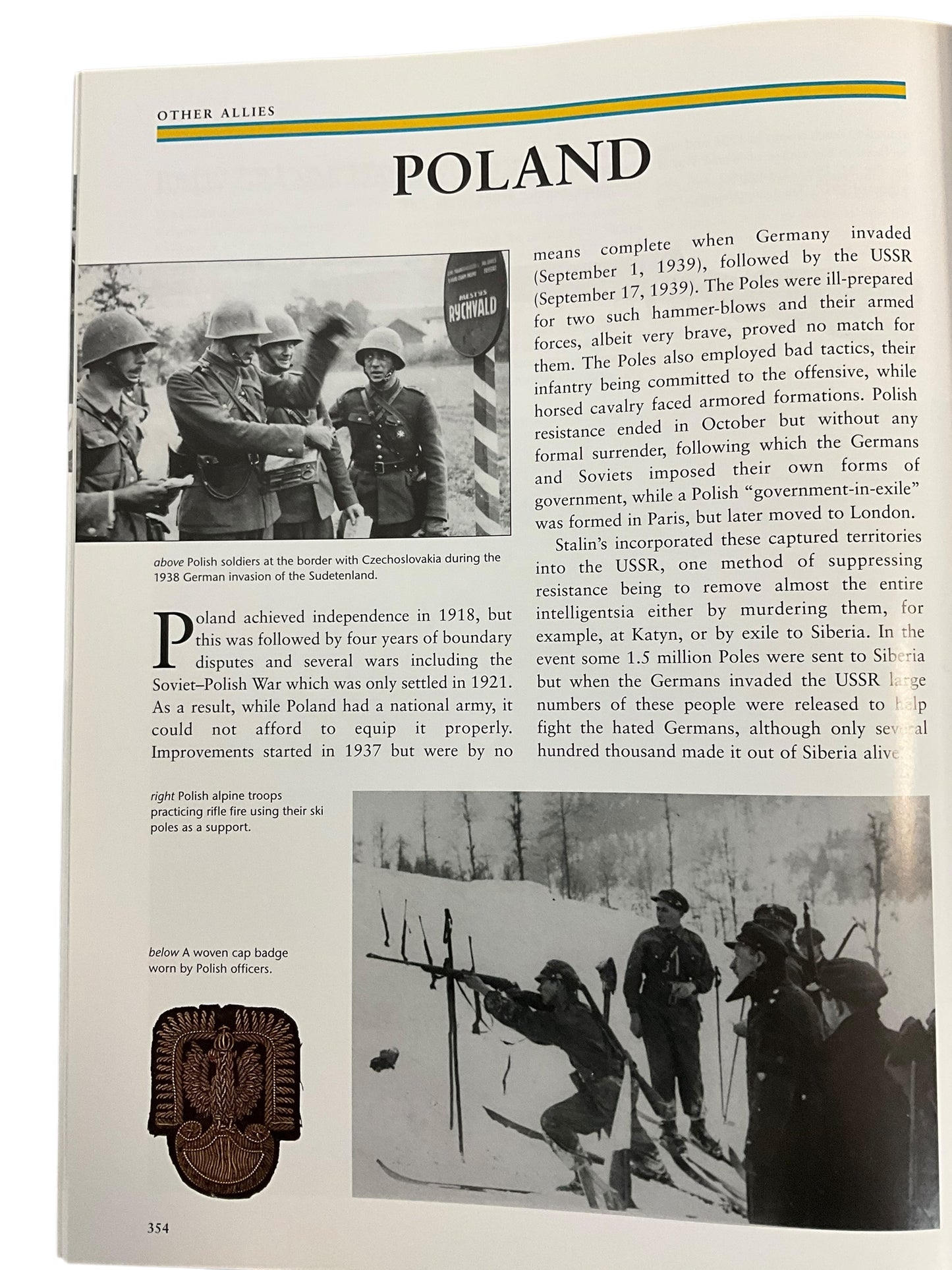 Book WWII Fighting Men of World War II, Allied Forces, Uniforms, Equipment & Weapons by David Miller, Chartwell Books 2011, ISBN-13978-0-7858-2814-3