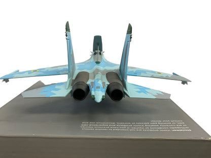 Ukrainian Air Force Sukhoi Su-27BUB Splinter Pattern JC Wings 1:72 Die Cast Model NIB