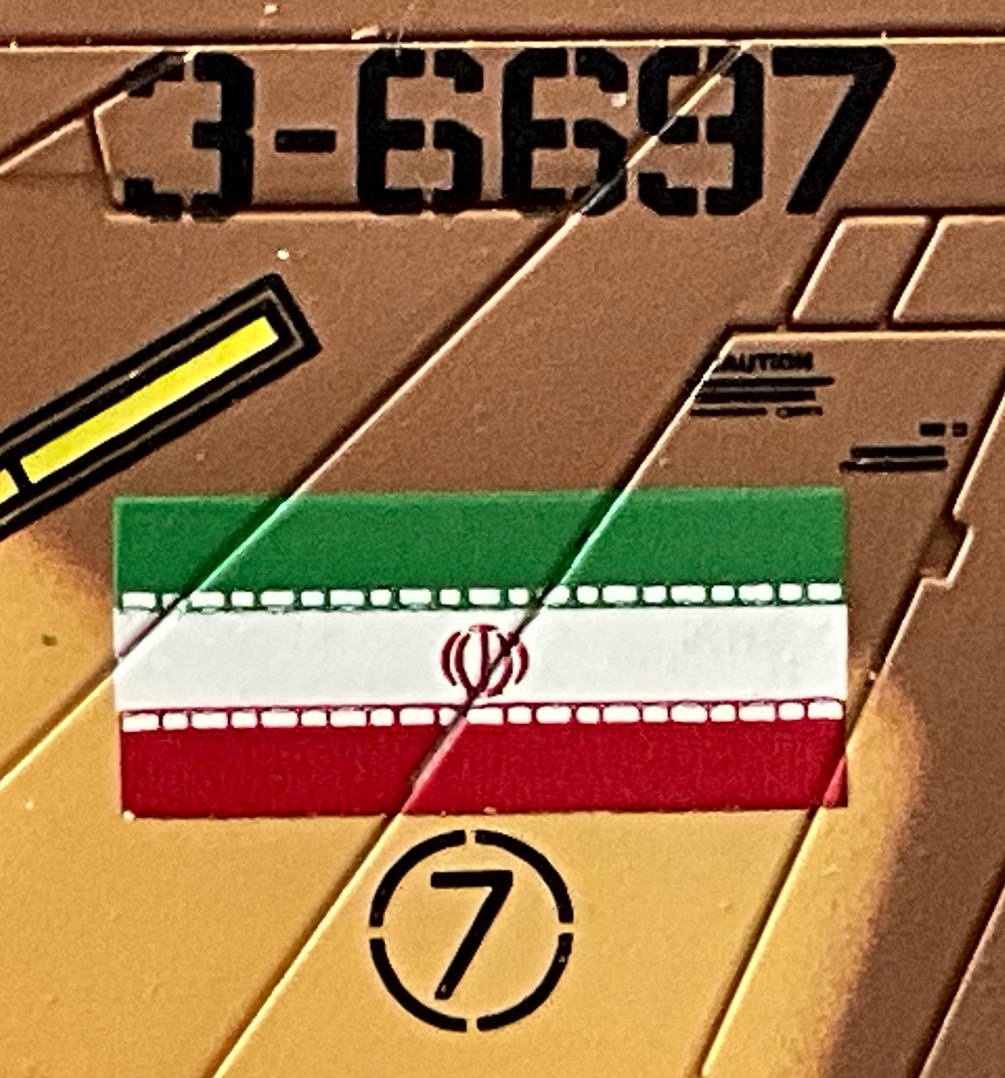 1/72 HobbyMaster (HA1999) McDonnell Douglas F4D Phantom II (67-14869/3-6697) Shiraz AB, Sept 1980, 71st TFS, TFB.7, Islamic Republic of Iran Air Force (Limited Edition)