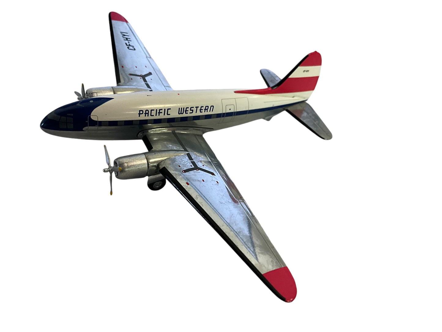 1/200 WESTERN-MODELS CURTISS C-46C COMMANDO PACIFIC WESTERN AIRLINES (LIMITED EDITION)