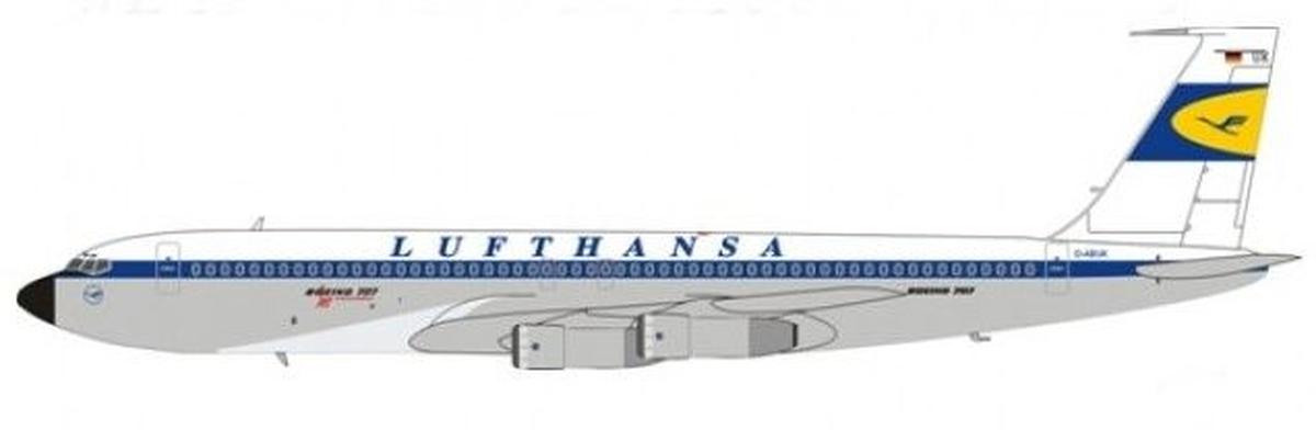 1/200 B-BOX BOEING B707-330B DORTMUND LUFTHANSA 1966-1970 (LIMITED EDITION)