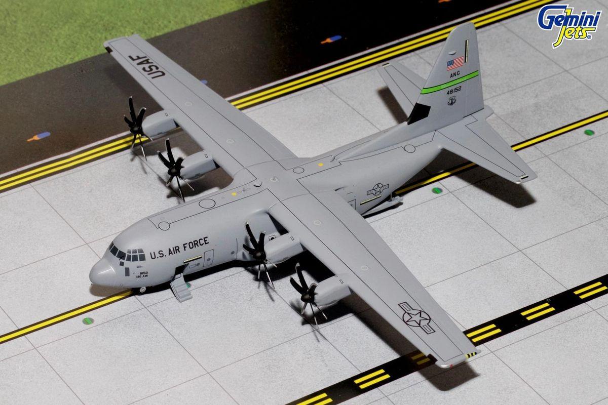 1/200 GEMINI200 LOCKHEED C130J HERCULES 146th Airlift Wing California Air National Guard USAF