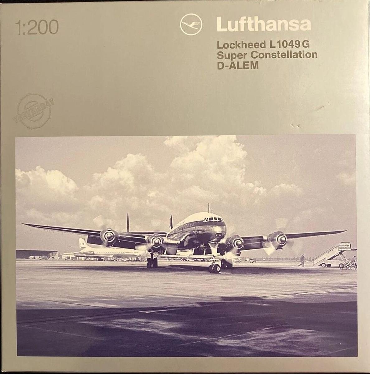 1/200 HERPA LOCKHEED L1049G SUPER-CONSTELLATION LUFTHANSA 1959-1970 (YESTERDAY LIMITED EDITION)