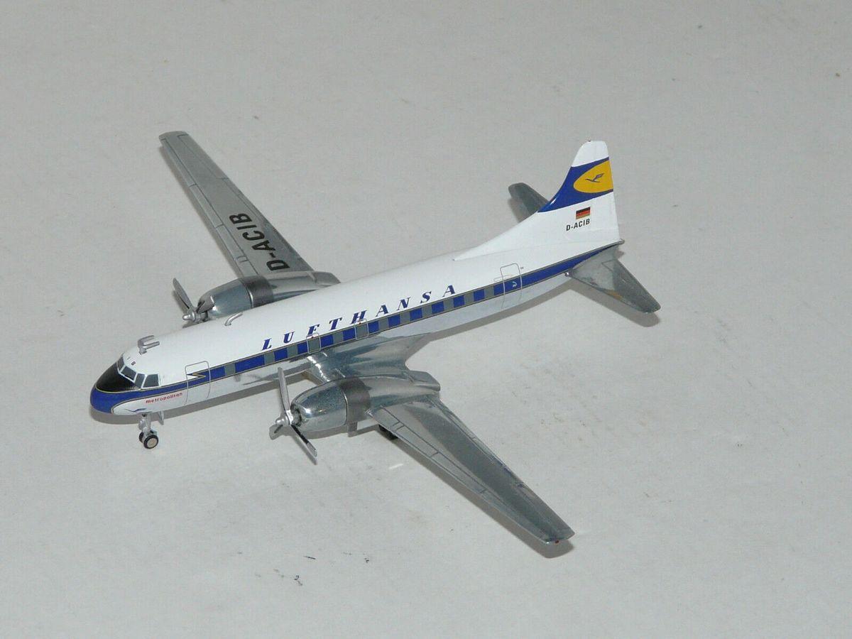 1/200 HERPA CONVAIR CV440 LUFTHANSA 1959-1970 (LIMITED EDITION YESTERDAY)