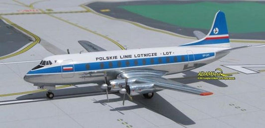 1/200 HERPA VICKERS VISCOUNT-V804 LOT POLISH AIRLINES 1962-1967