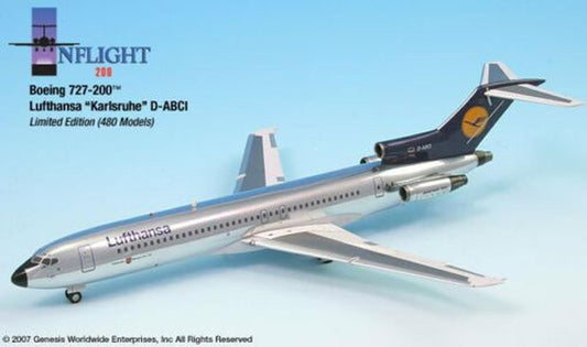 1/200 INFLIGHT200 BOEING B727-230ADV Karlsruhe LUFTHANSA (LIMITED EDITION of ONLY 456)