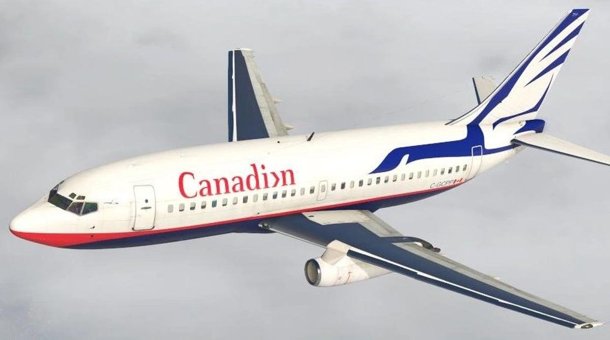 1/200 INFLIGHT200 BOEING B737-211 CANADIAN ,AIRLINES INTERNATIONAL (LIMITED EDITION #223 of ONLY 240)