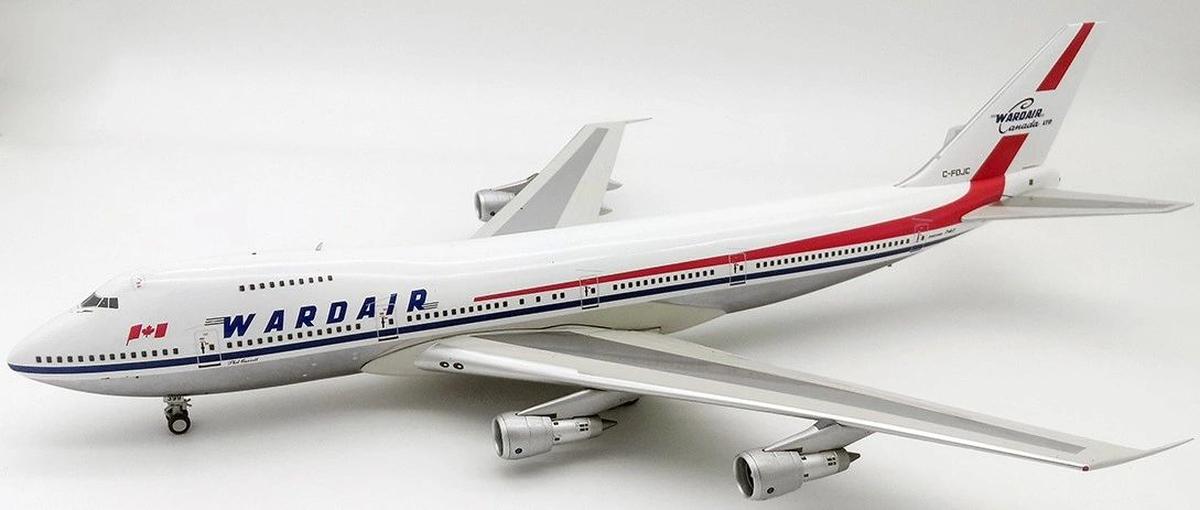 1/200 INFLIGHT200 BOEING B747-1D1 WARDAIR CANADA Ltd ( LIMITED EDITION)