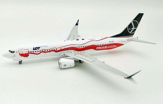 1/200 INFLIGHT200 BOEING B737-MAX8 LOT POLISH AIRLINES PROUD of POLAND'S INDEPENDANCE