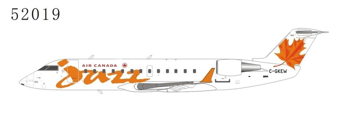 1/200 NG-MODELS BOMBARDIER CRJ200LR AIR CANADA JAZZ ORANGE MAPLE LEAF (LIMITED EDITION)