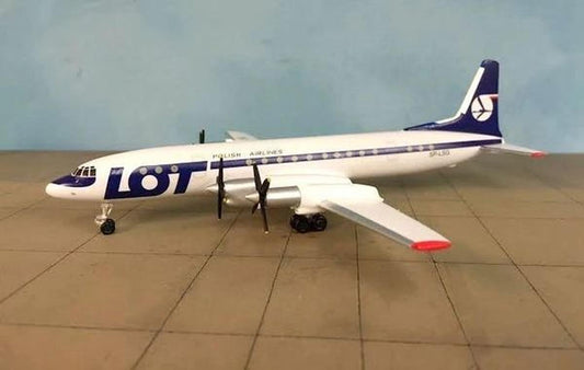 1/200 SKY-CLASSICS ILYUSHIN IL-18 LOT POLISH AIRLINES 1961-1990 (LIMITED EDITION)