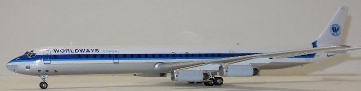 1/200 SEATTLE-MODELS DOUGLAS DC8-63 - WWA Livery WORLDWAYS CANADA