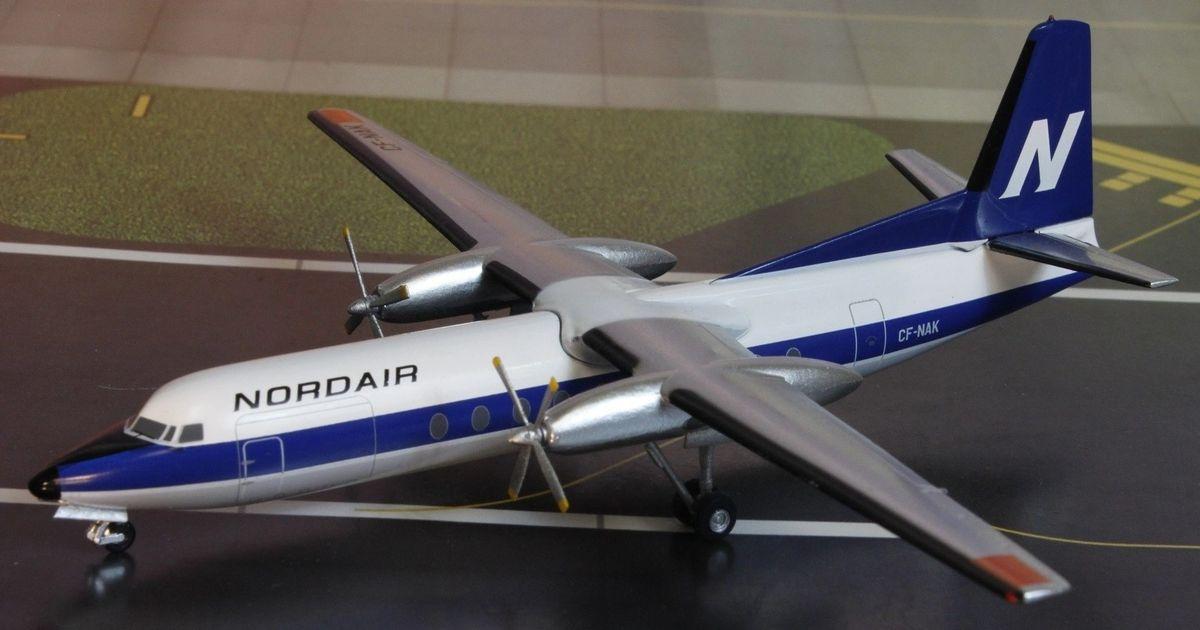 1/200 WESTERN-MODELS FAIRCHILD FH227 FRIENDSHIP NORDAIR (LIMITED EDITION)